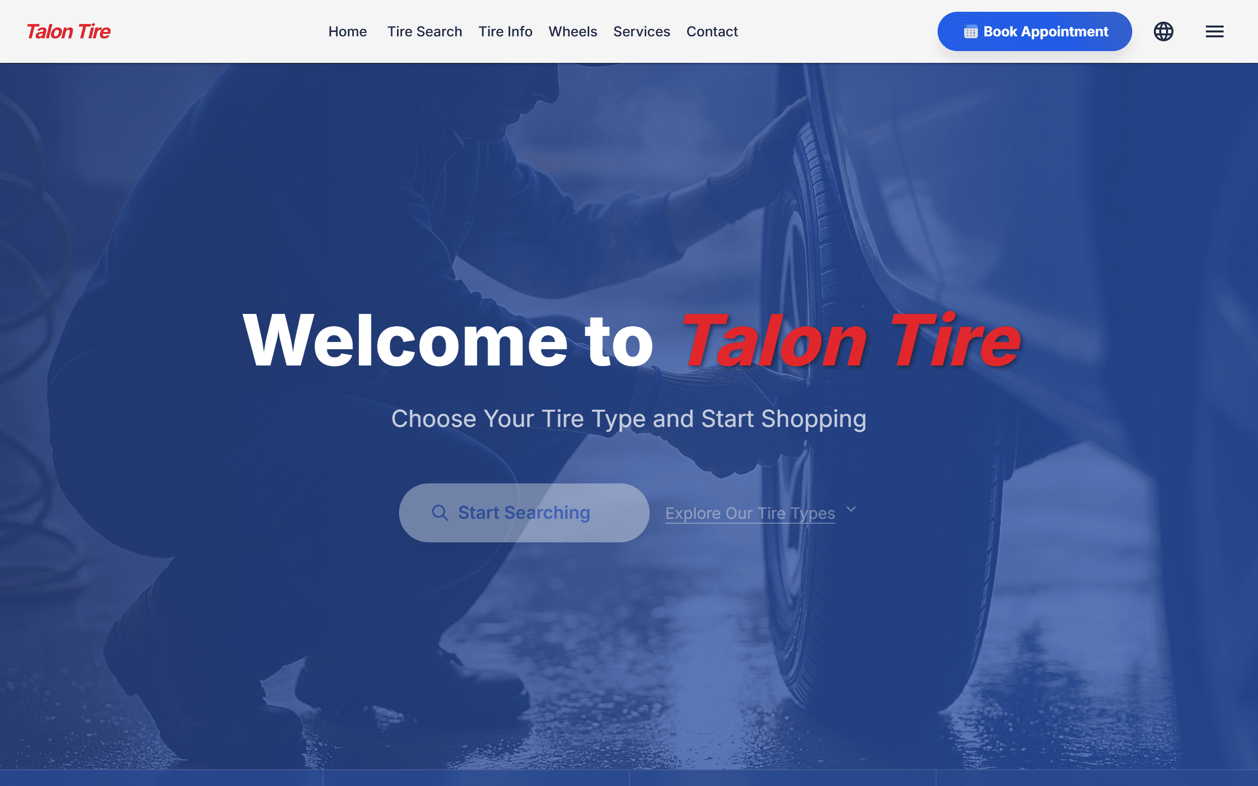 Talon Tire - site web construit par QuebecAI